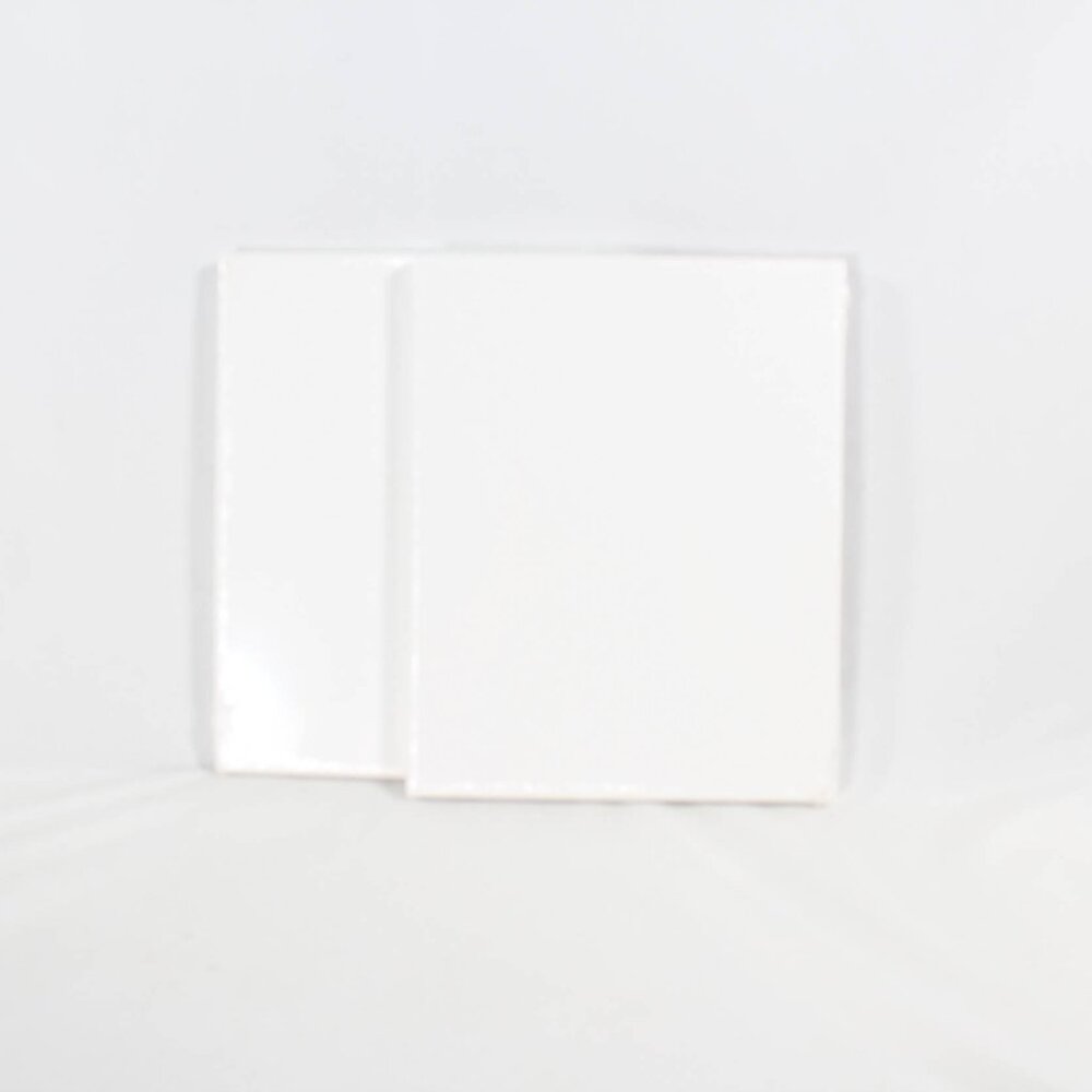 2-Pack New 8x10 White Canvas for Painting - Unused, 1/2 Inch Thick
